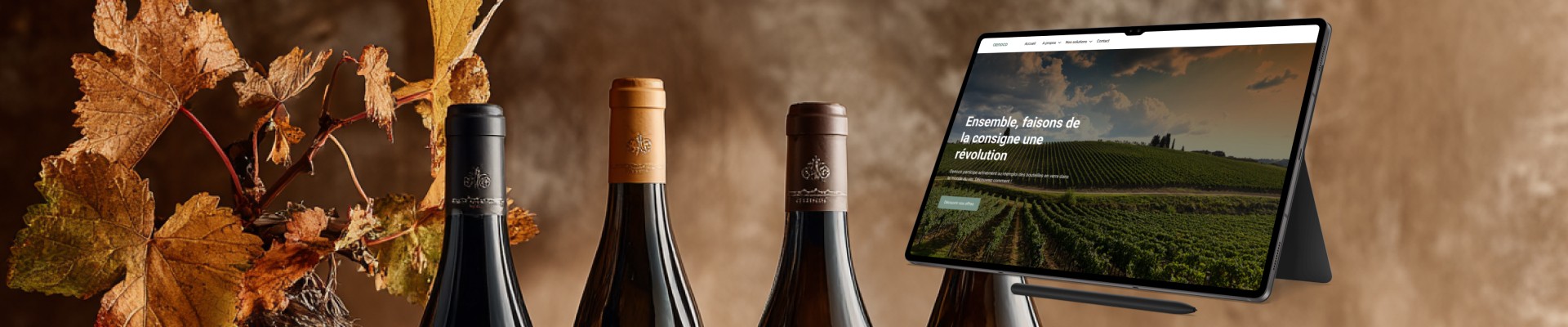 Projet UX/UI — Oenoco, startup consigne bouteilles de vin