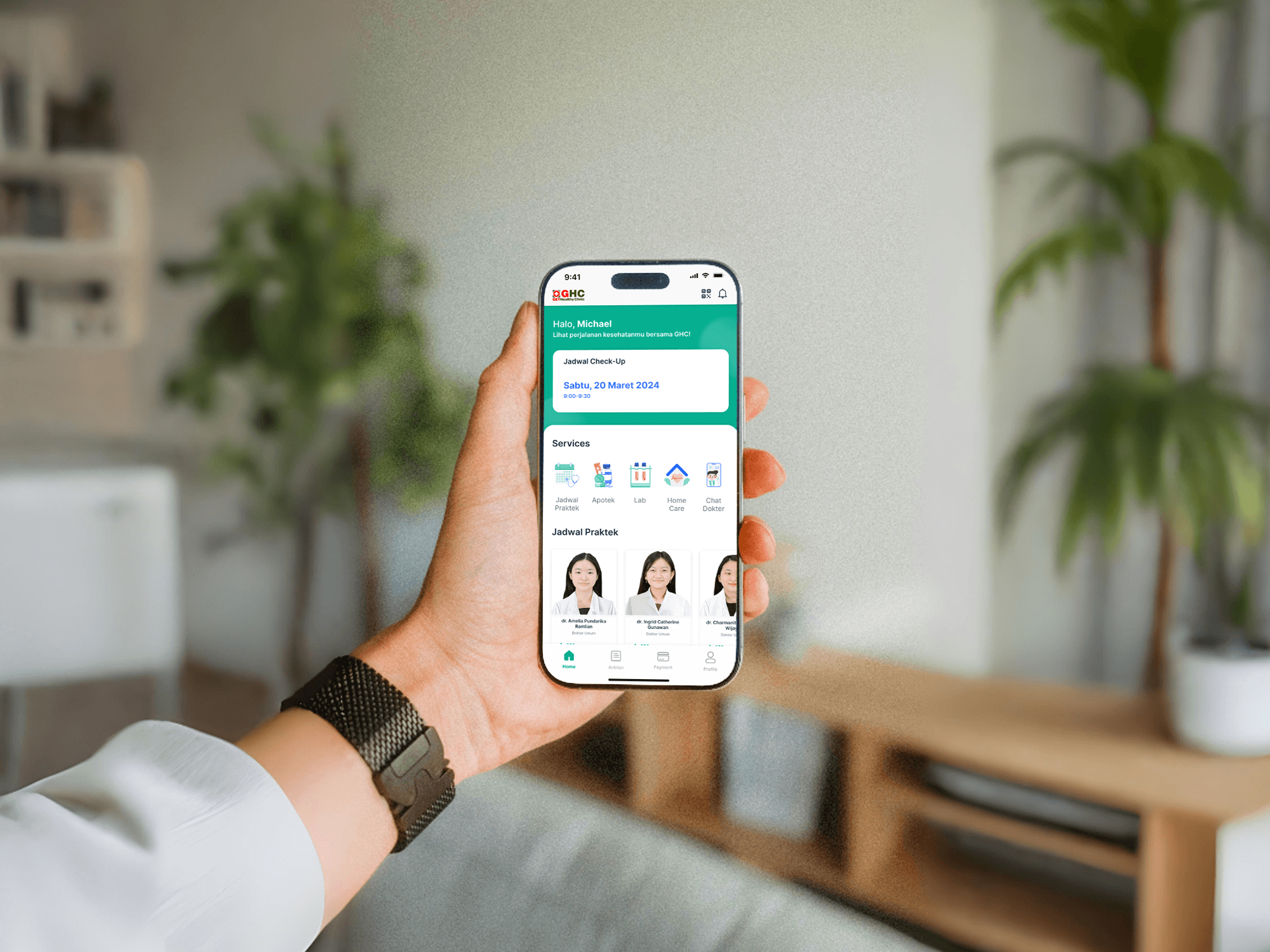 Close-up of glossy red lips under warm light