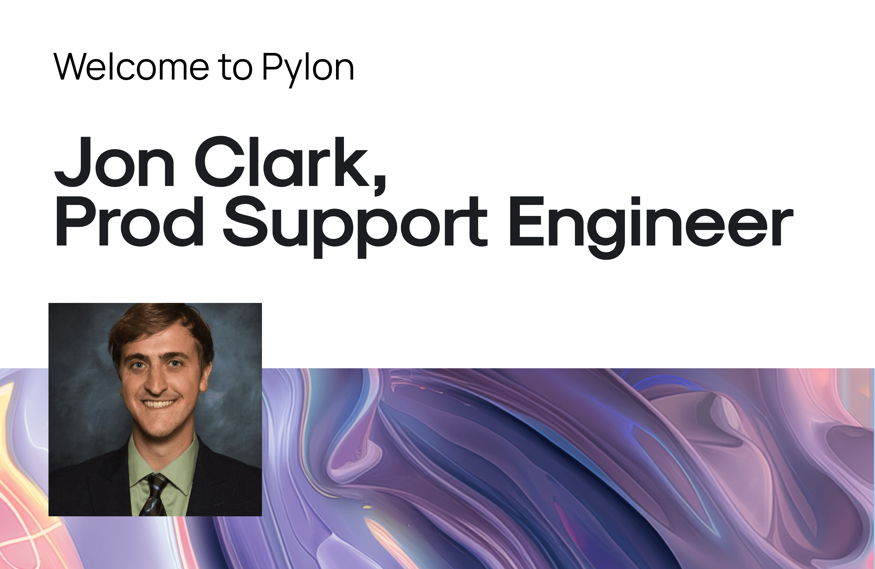 Jon Clark, Product Support Engineer