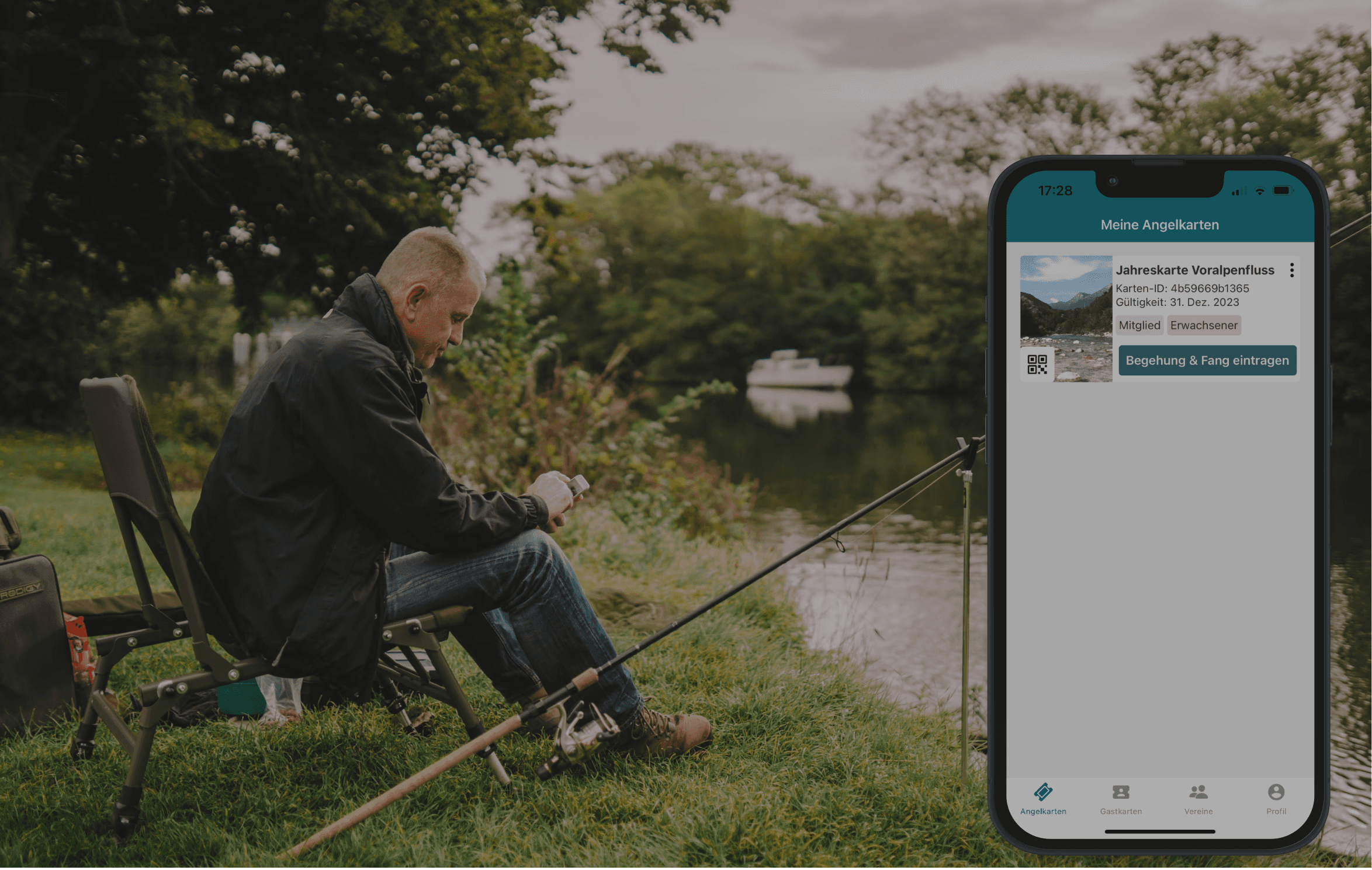 Angelkarten online per App kaufen