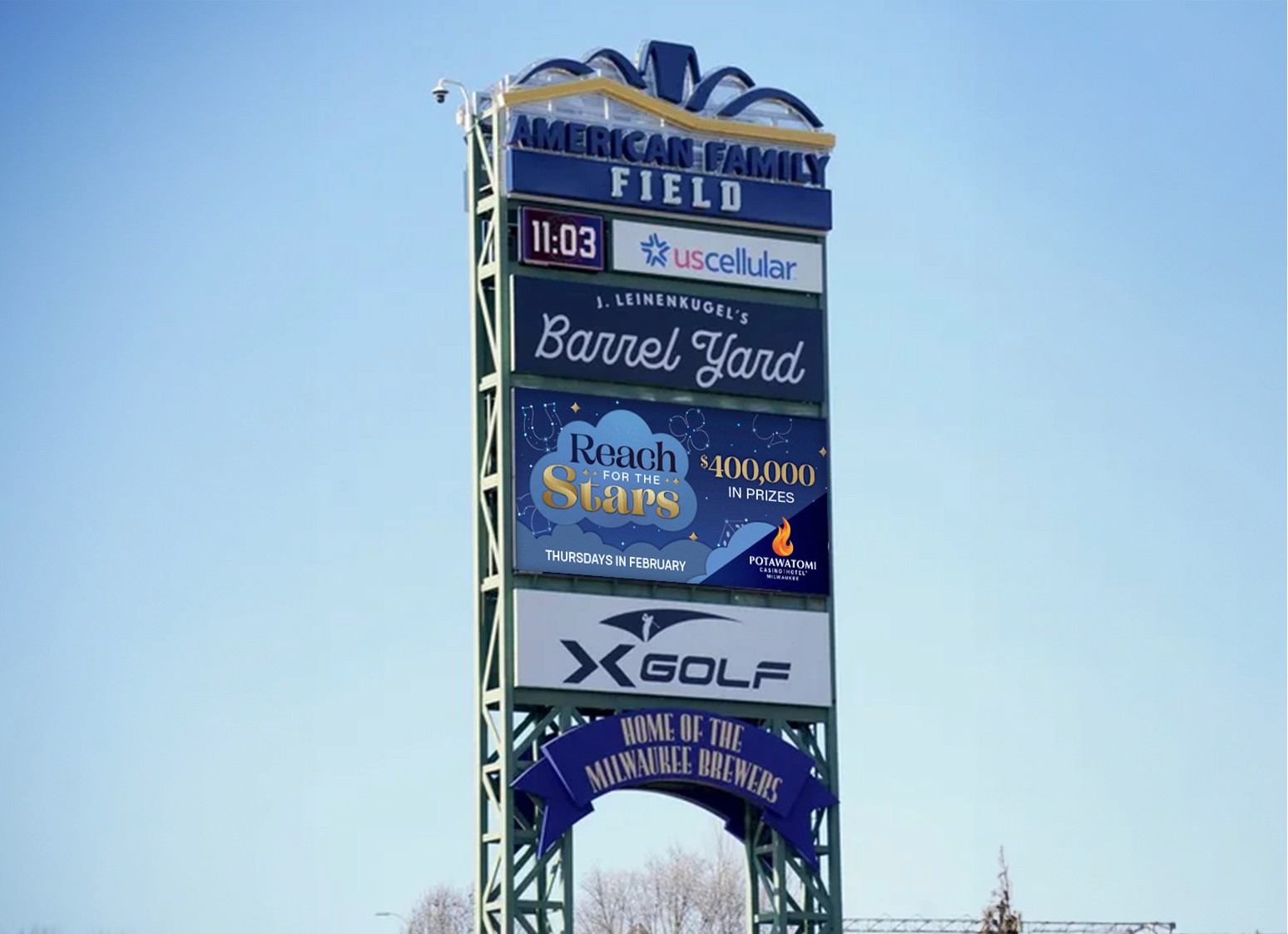 American Family Field billboard