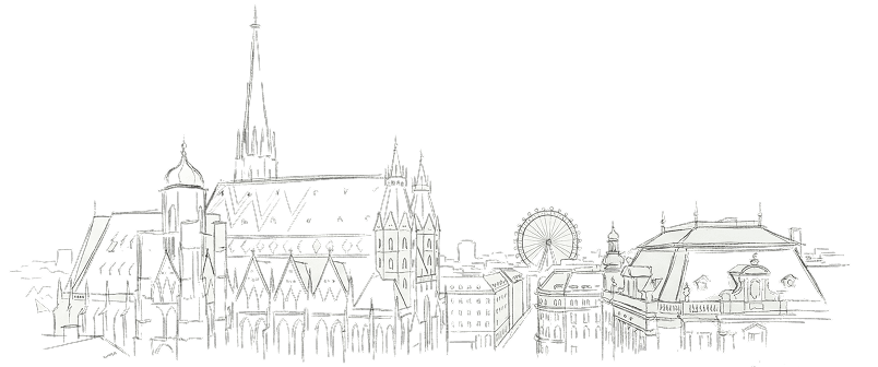 A sketch of the skyline of vienna