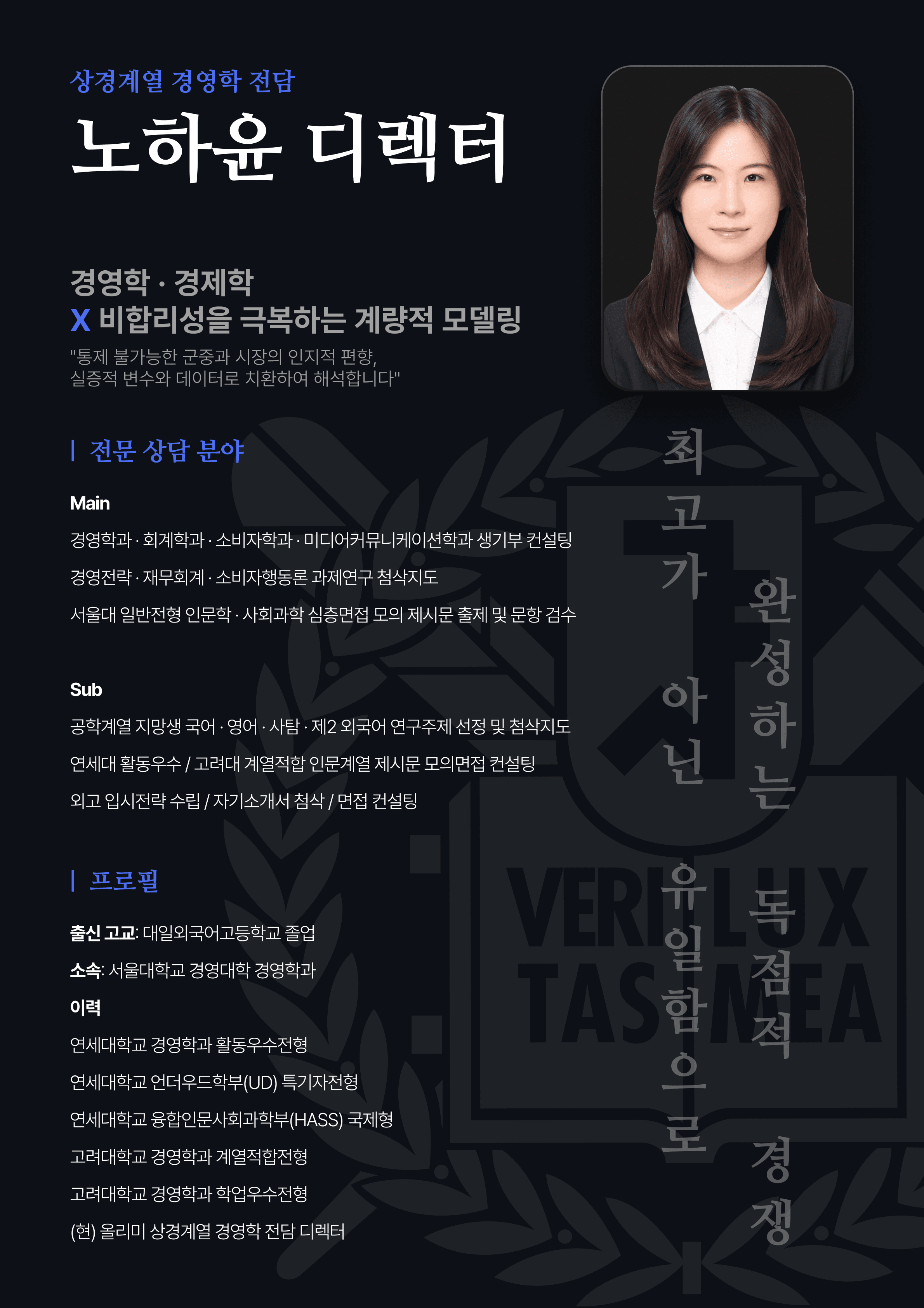 노하윤 디렉터 프로필