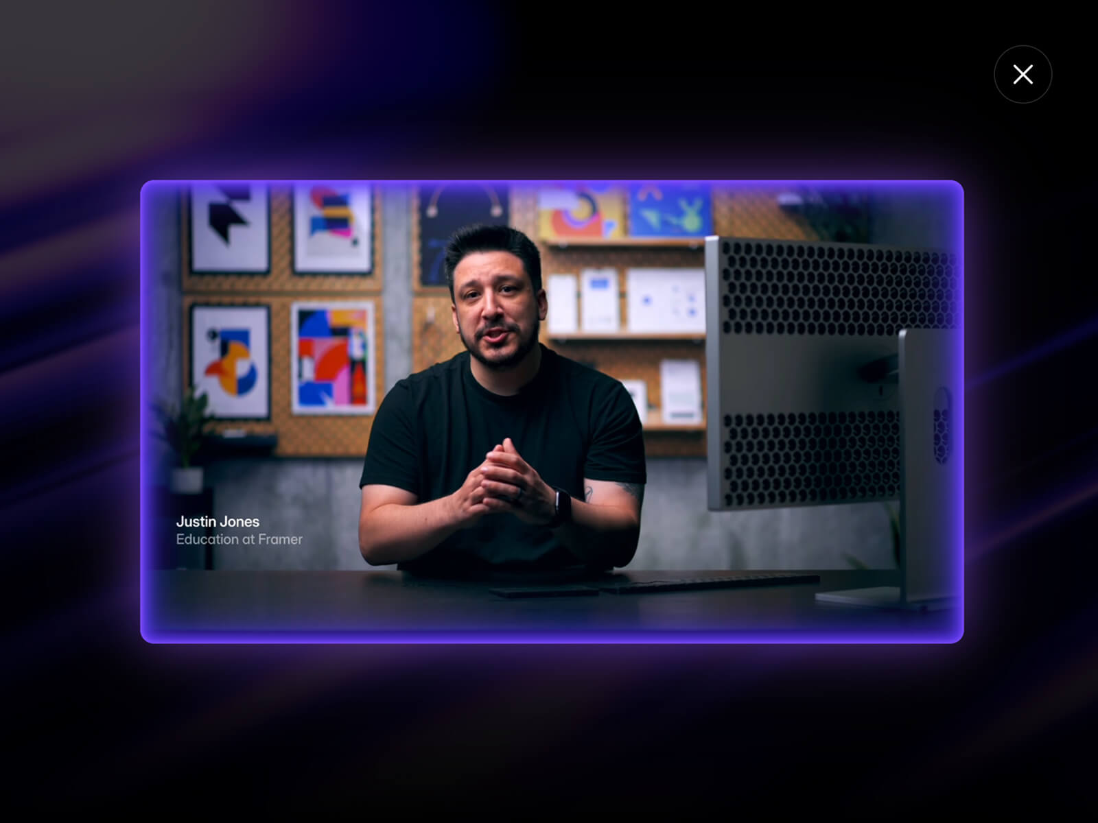 Capture d'écran du component Framer Orbit Carousel