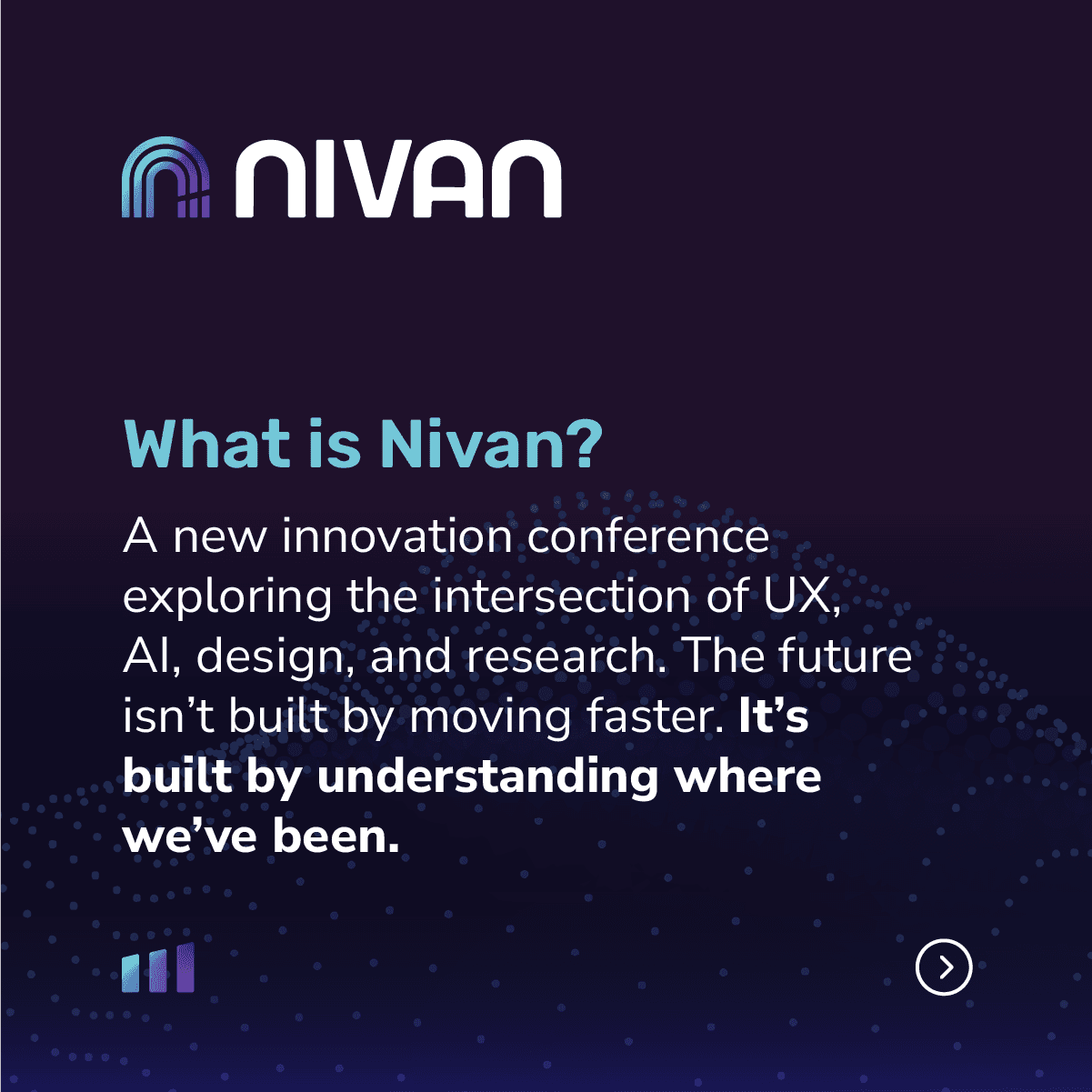 8 variations of nivan logos that includes stacked, horizontal, color, and reverse logos