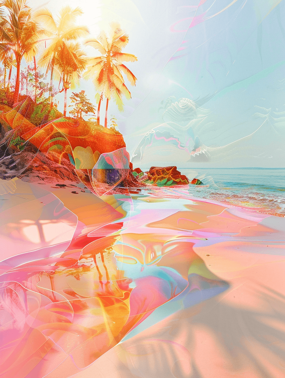 a tropical beach