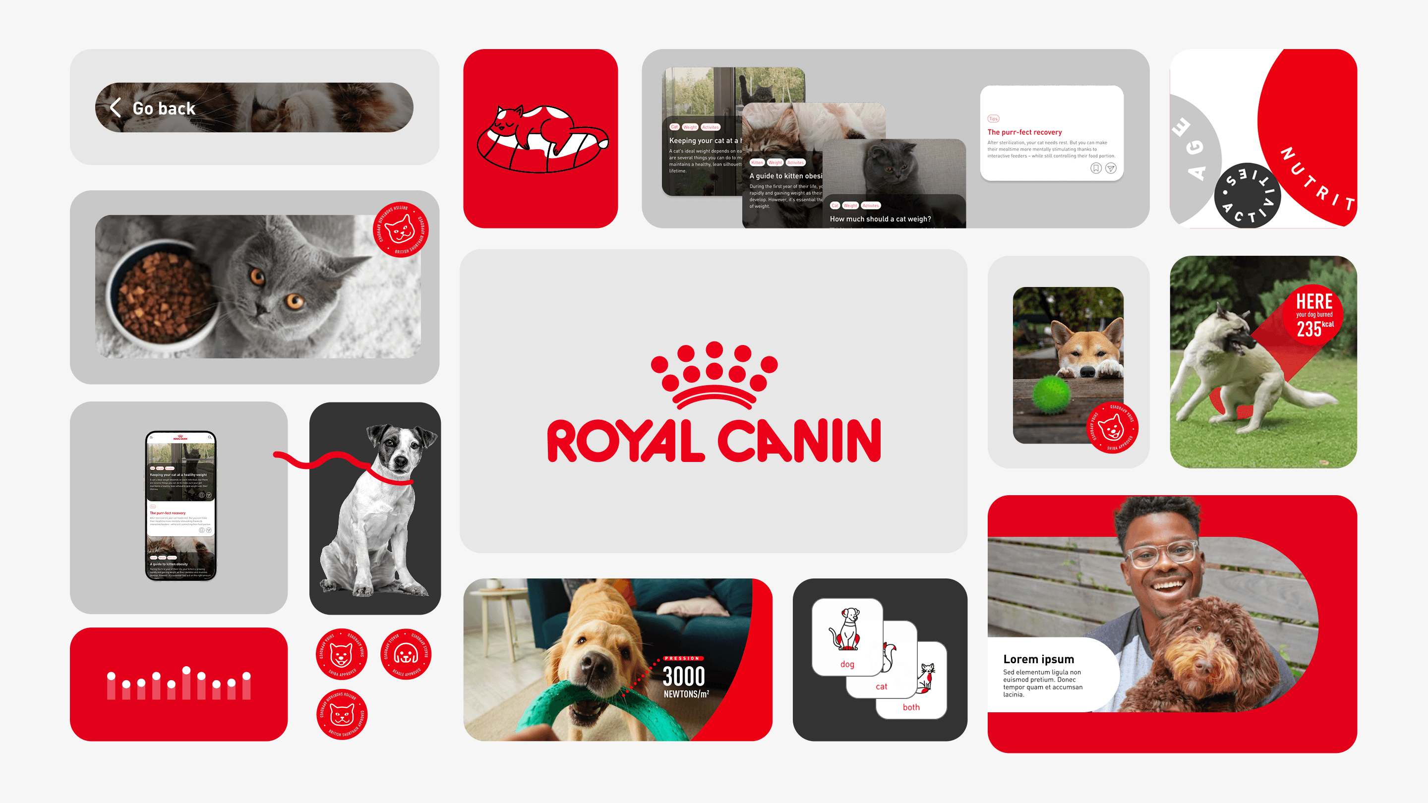 Streetside billboard with flyposters of the Batch.Works brand and illustrations