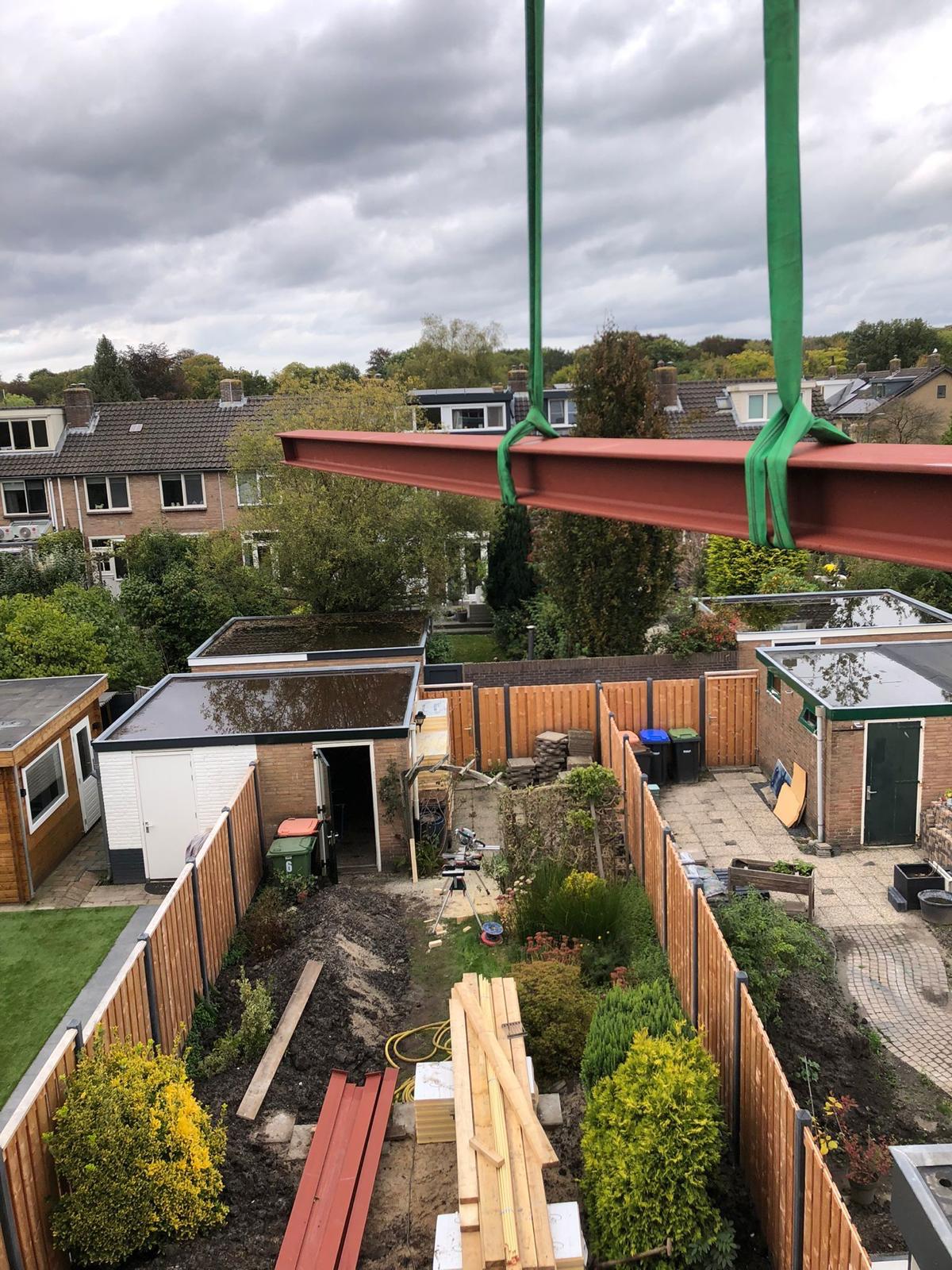 a very tall building with lots of scaffolding on it