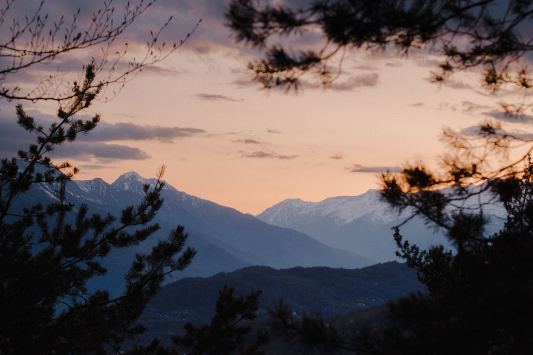 A studio space showcasing large window and contemporary design elements