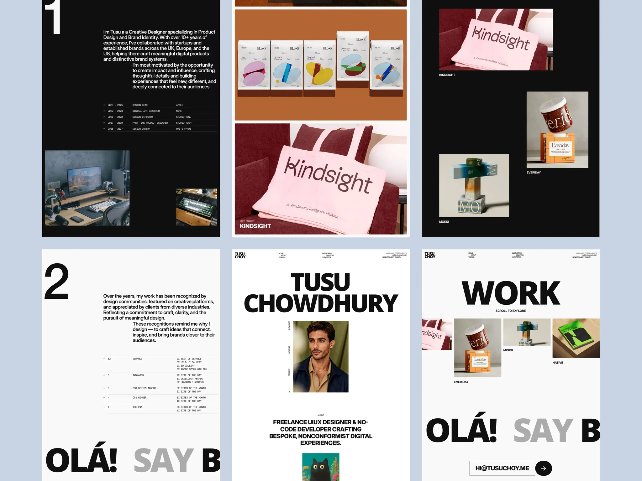 Tusu Chowdhury -Designer Portfolio Template