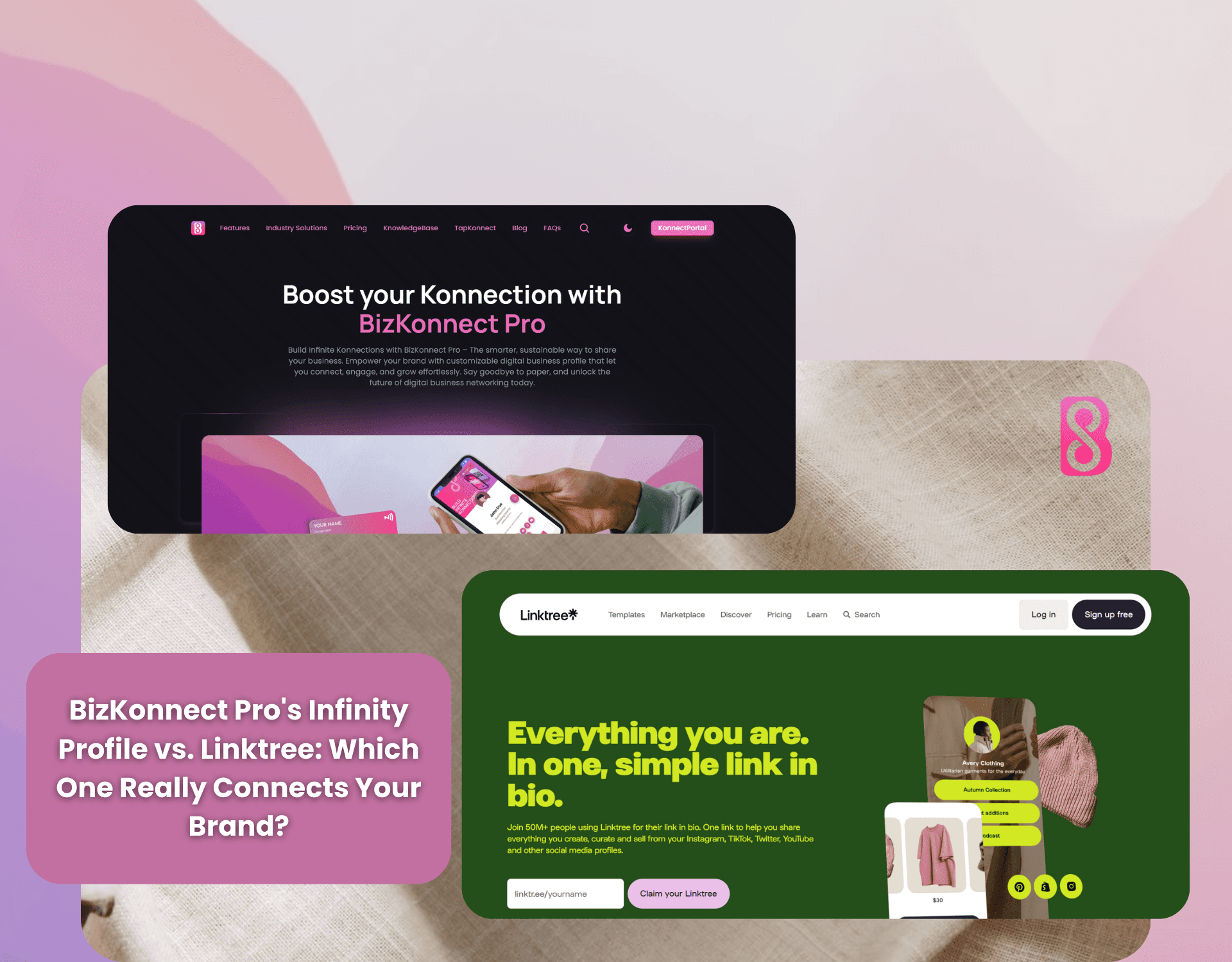 BizKonnect Pro vs Linktree