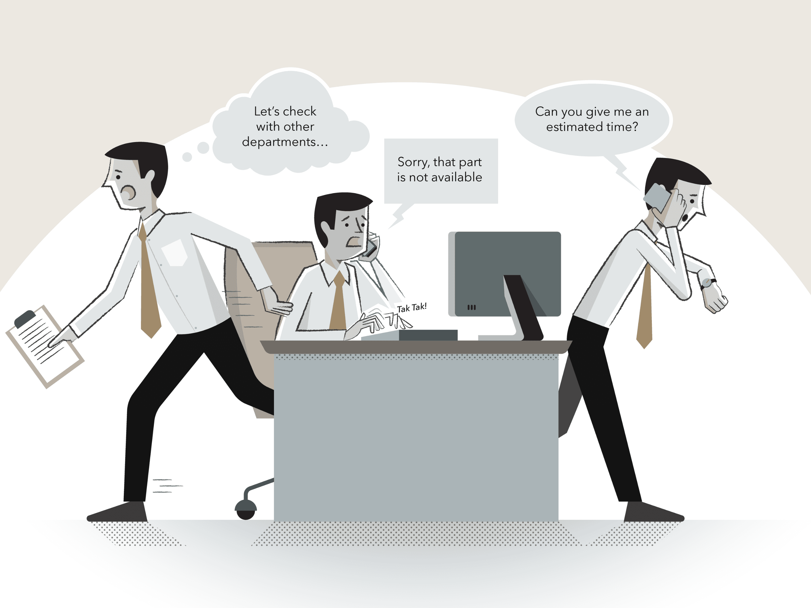 Digital illustration for a manufactring client by Inky Thinking