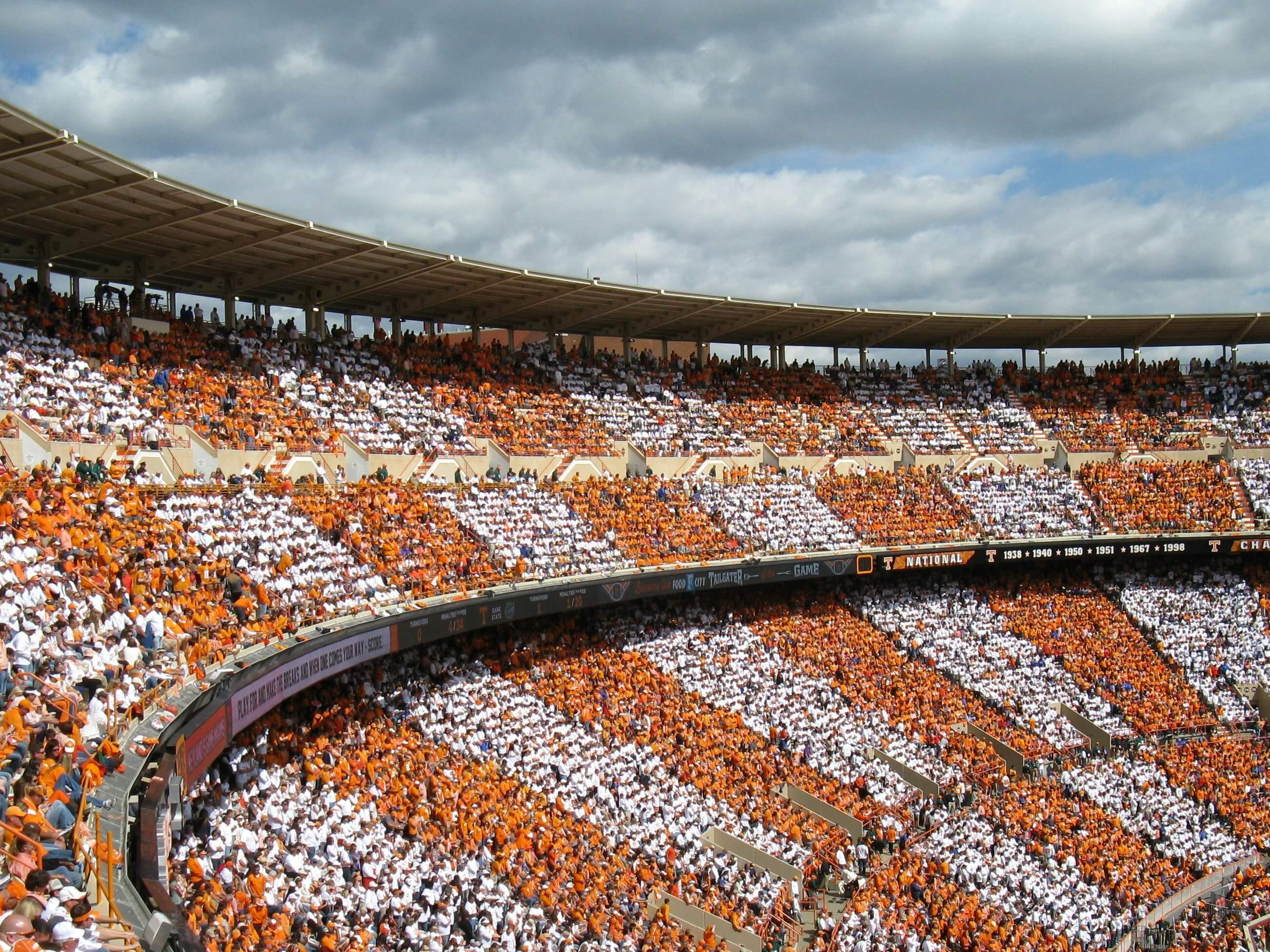 Neyland Stadium at the University of Tennessee