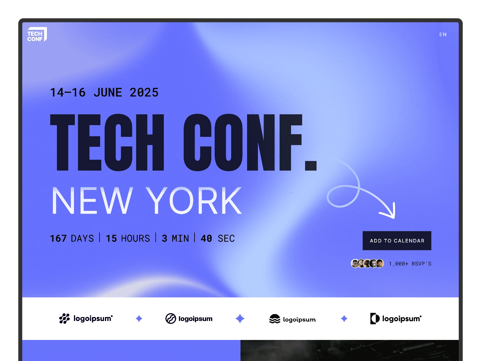 Tech-Conf - Event & Conference Framer Template