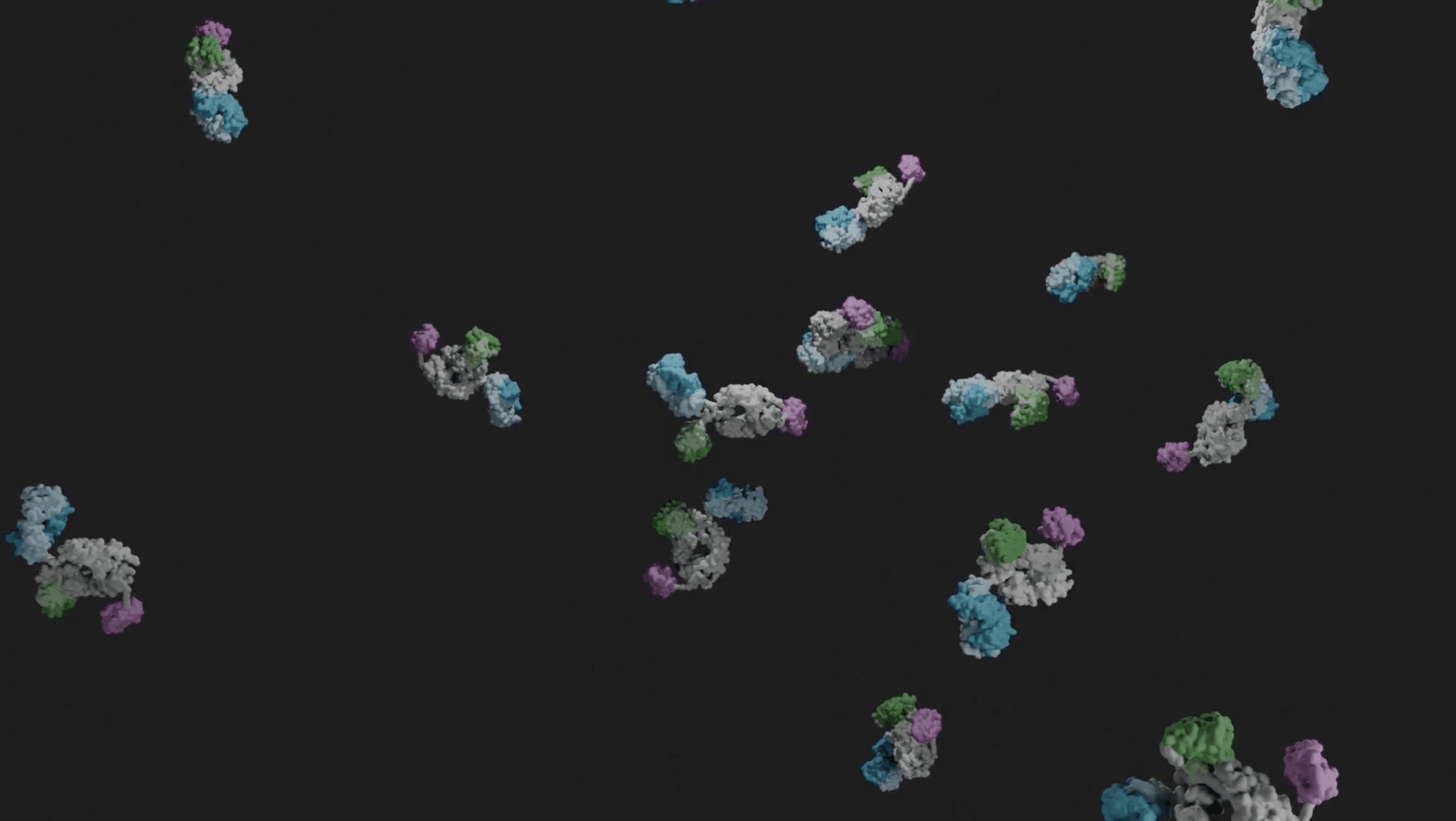 multispecific antibodies in solution