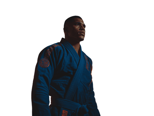 BJJ fighter in standing pose