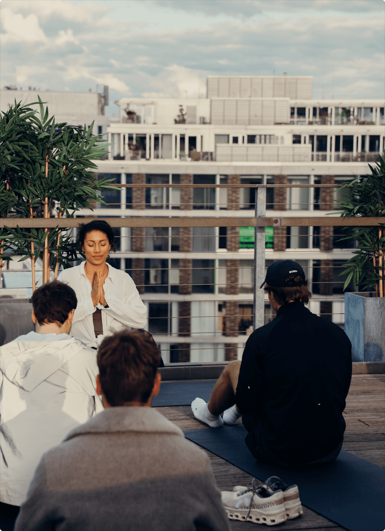 a close up view of a woven material