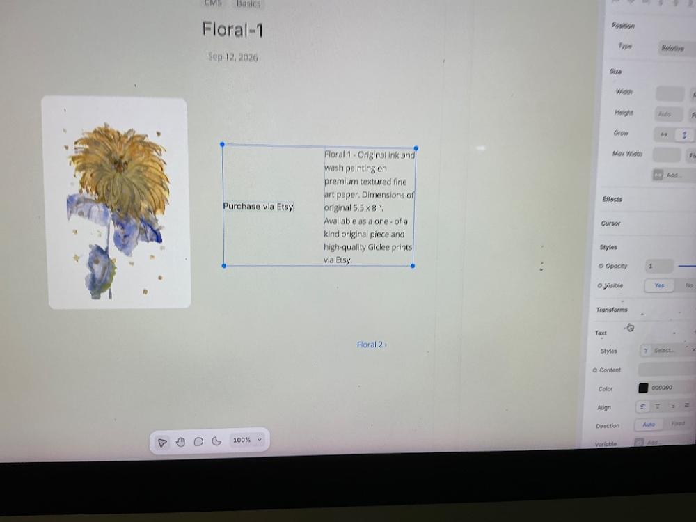 Visually searched image