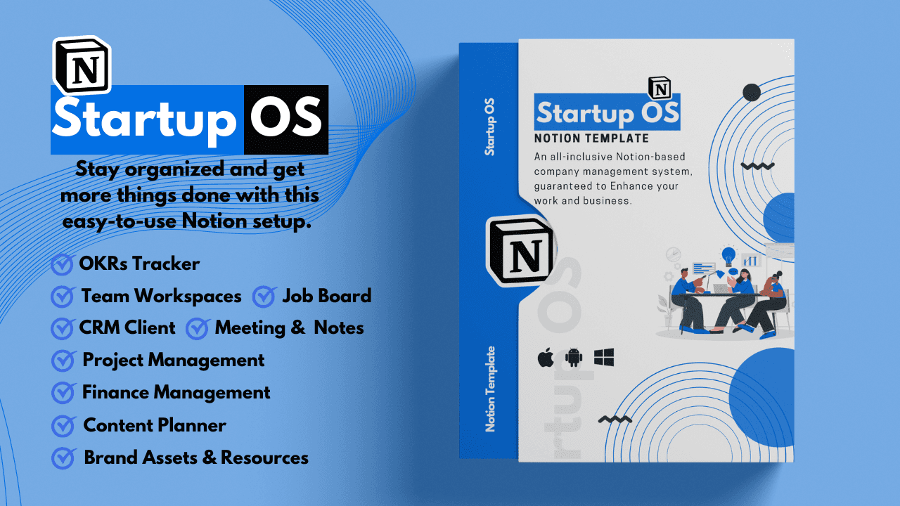 20+ Best Notion Startup Templates