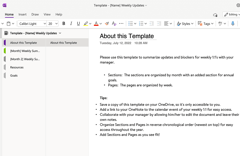 Screenshot of a spreadsheet tracking UX projects