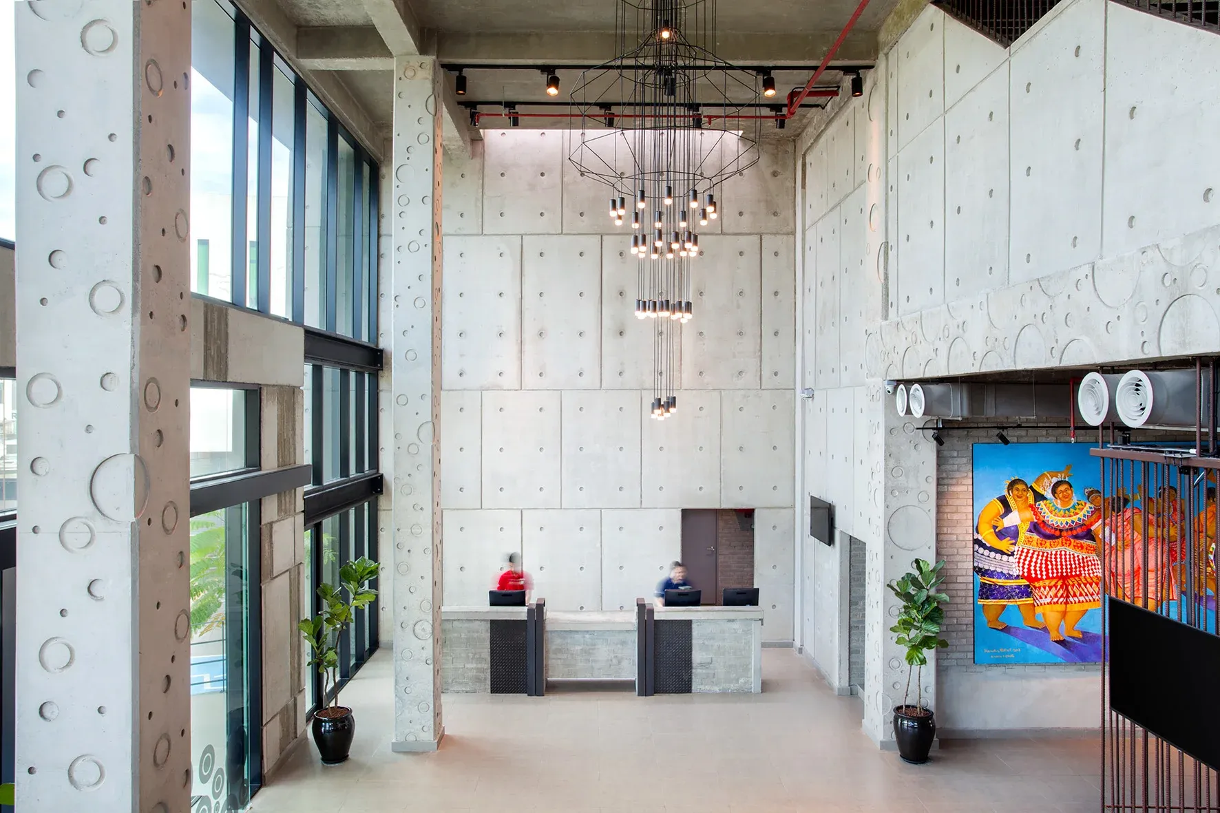 Interior view of Ibis Style Hotel project by Asima Architects