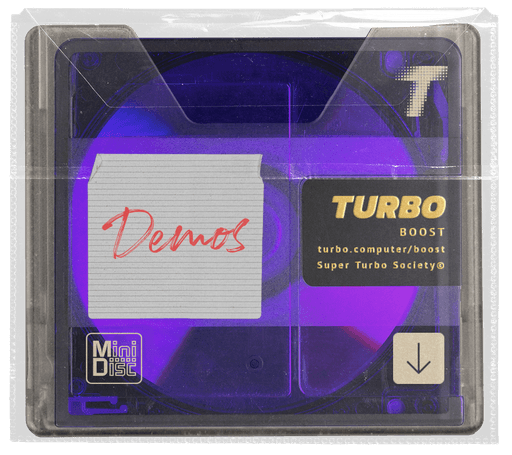 a minidisc with information