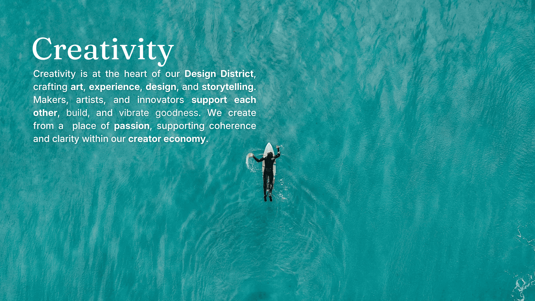 A red car zooming down the road on a foggy day