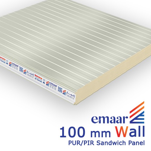 100mm Wall PU & PIR Cold Room Sandwich Panel