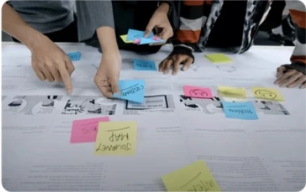 Man working with Emotiv wellness