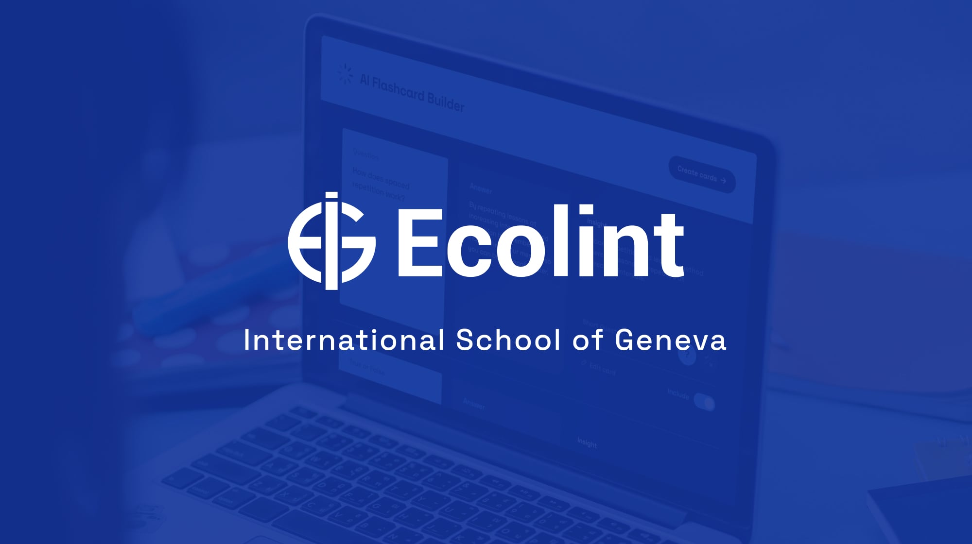 International School of Geneva logo.