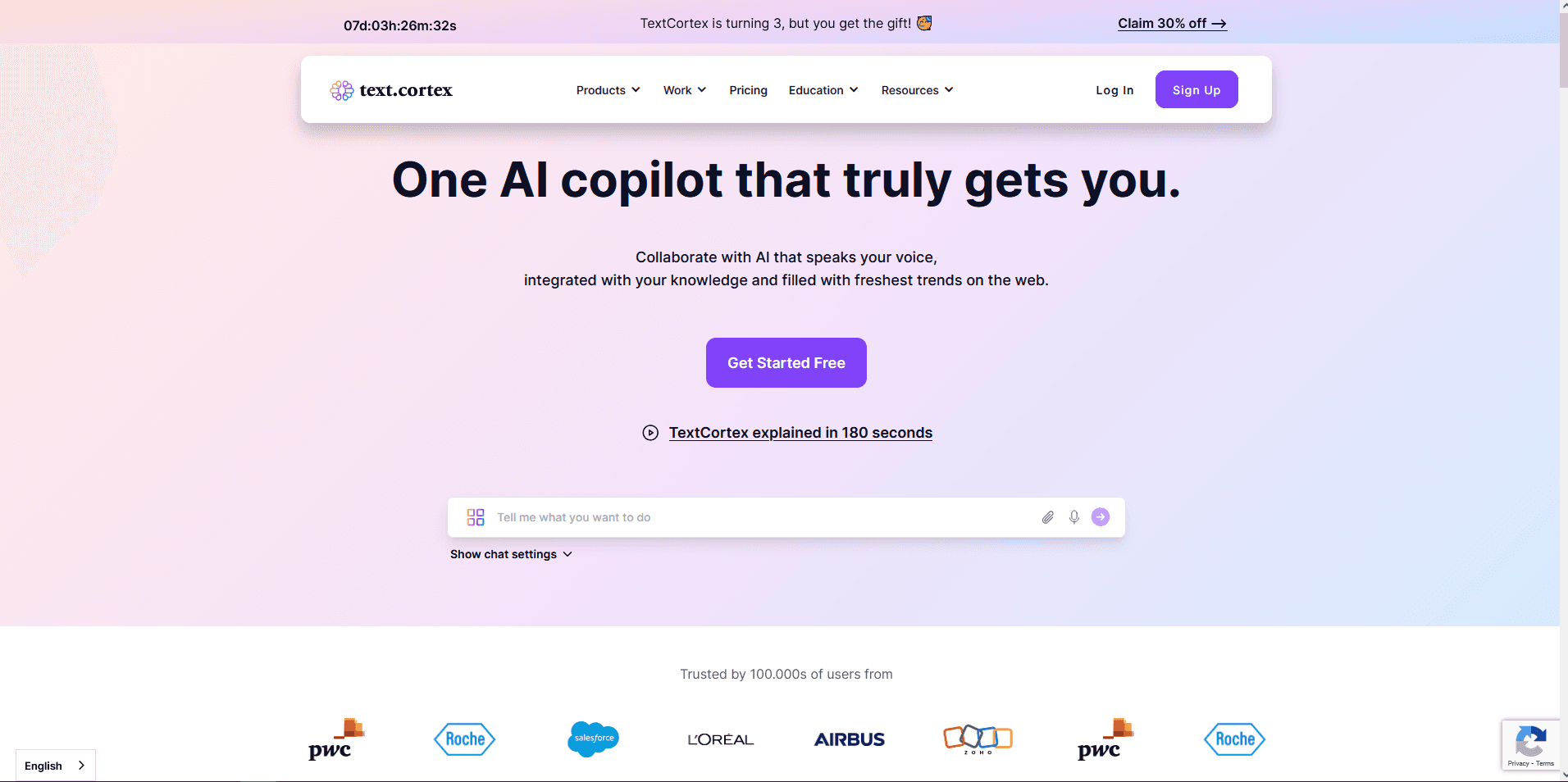 Text Cortex Home Page