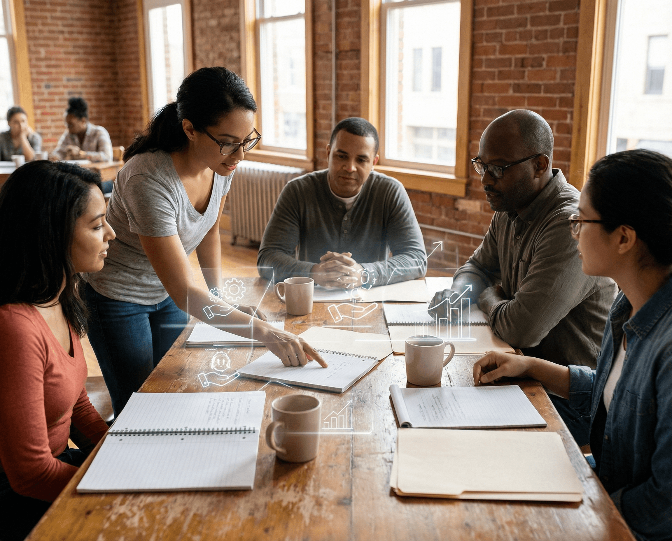 Aerial view of a winding road cutting through rocky terrain with patches of grass.