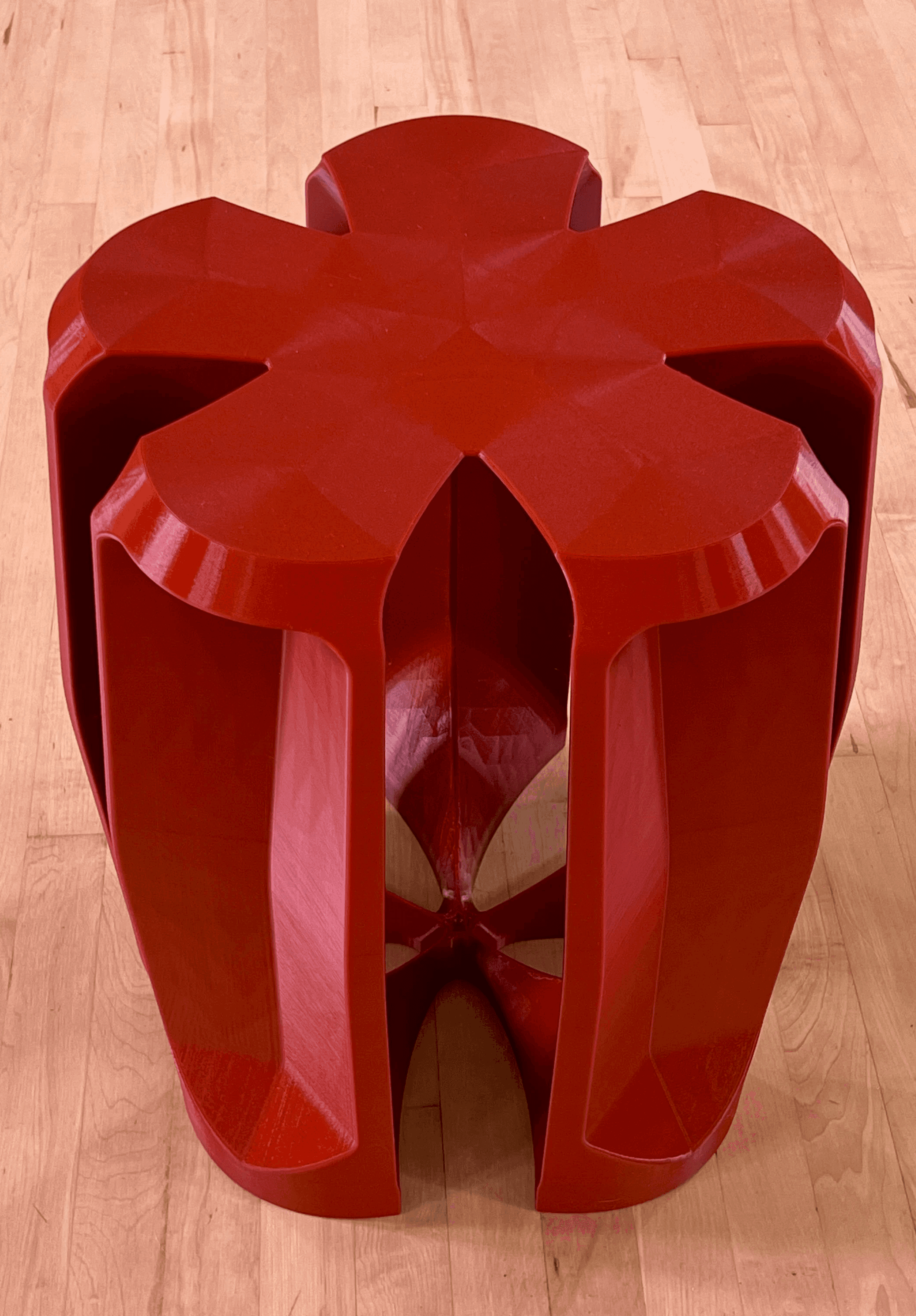 FIRKIN 3D-printed furniture in Tabletop bio-plastic — detail photo