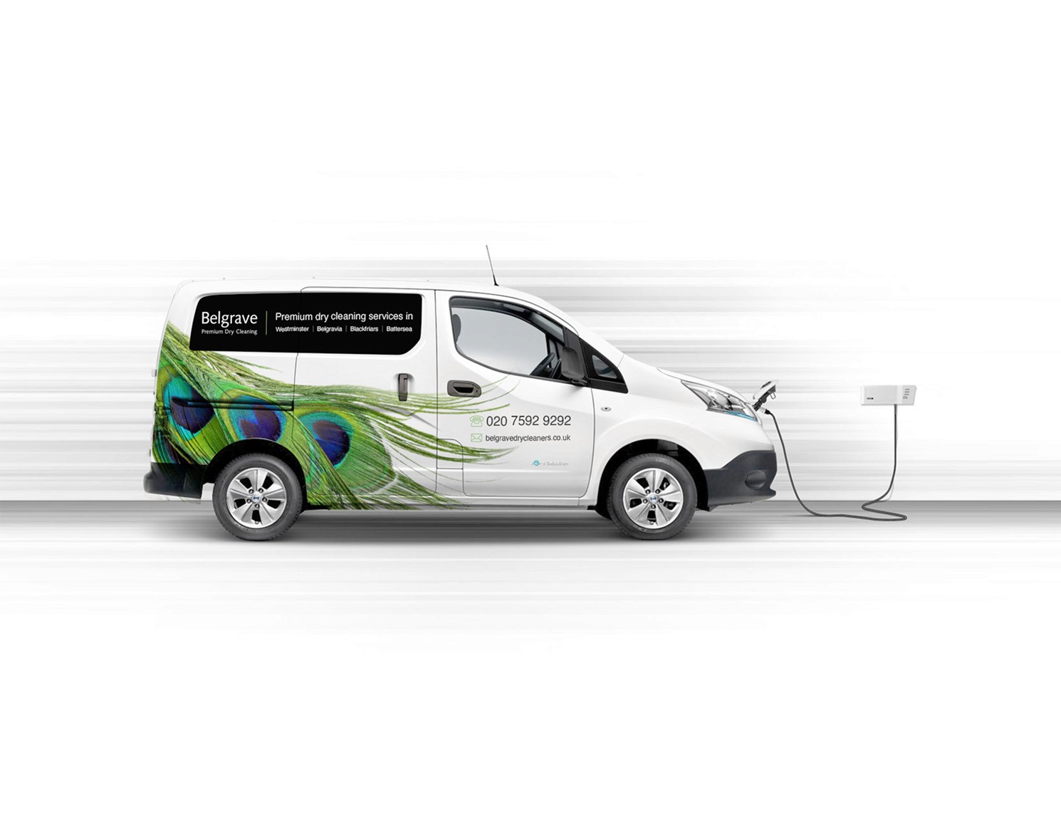 Belgrave Dry Cleaners vehicle graphics