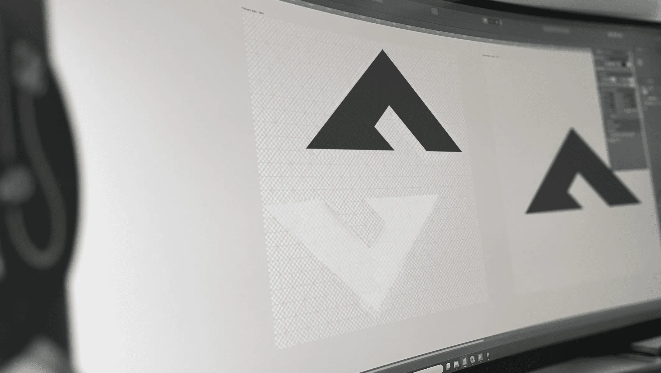 Computer screen showing Studio UP Branding creation