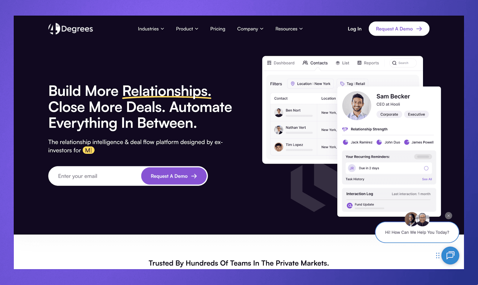 4Degrees, Best Tools for Investment Banking