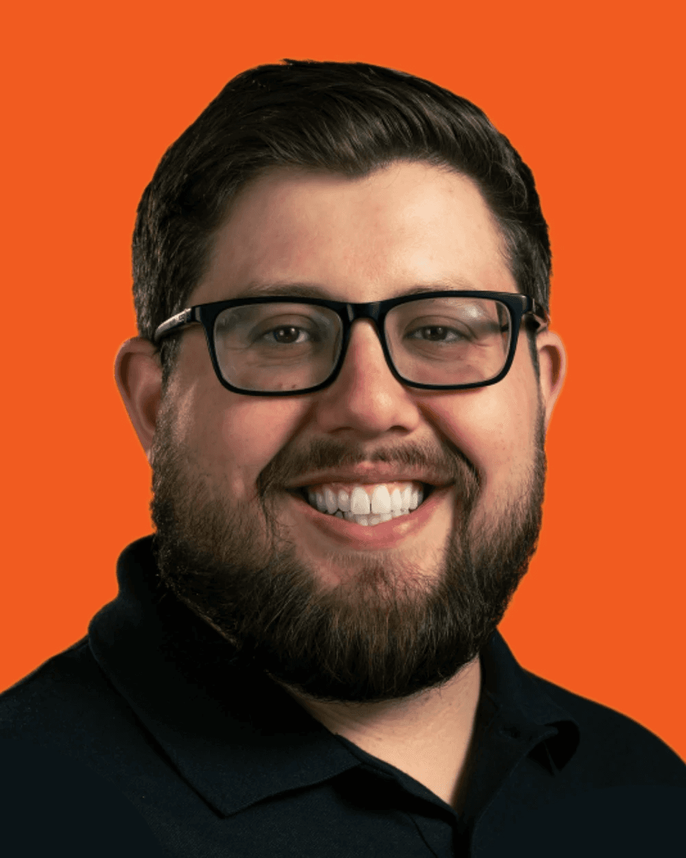 Man smiling