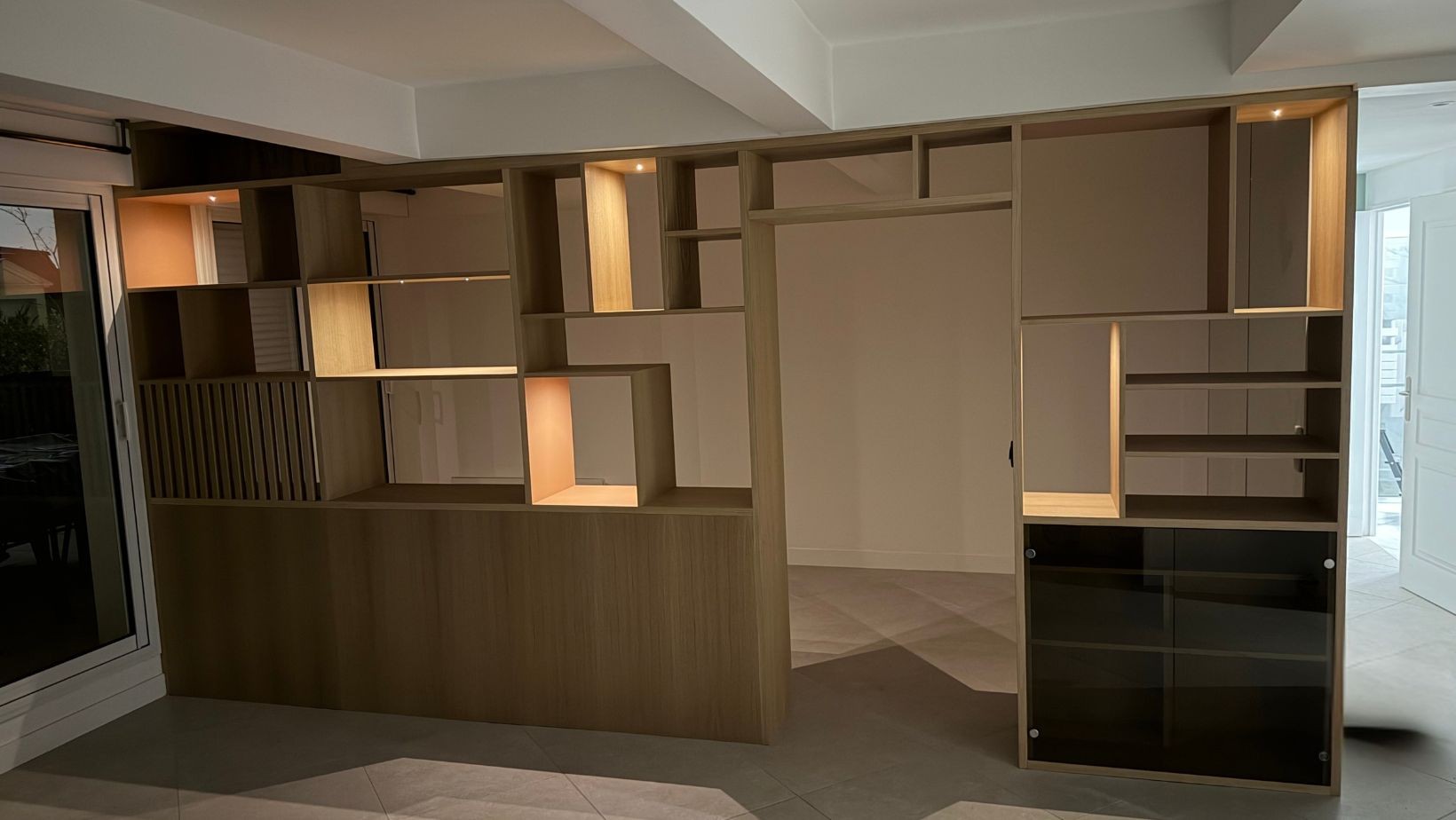 A room with bathtub with a beautiful view