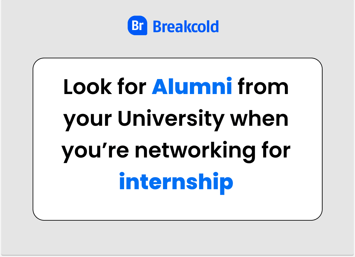 How To Network On LinkedIn For An Internship | Breakcold