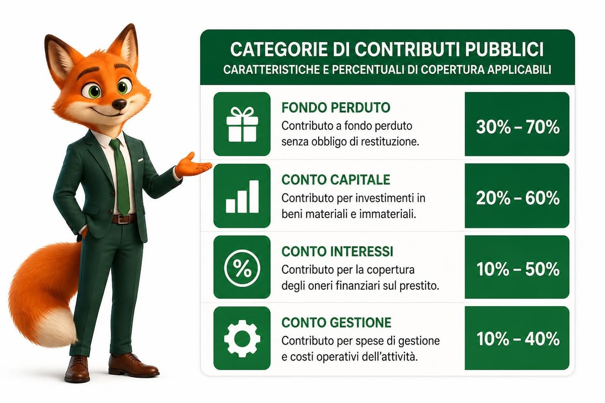 Classificazione tipologie contributi