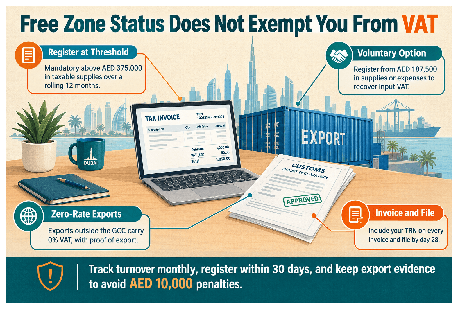 Infographic: VAT Obligations for Chinese Entrepreneurs With a Dubai Company