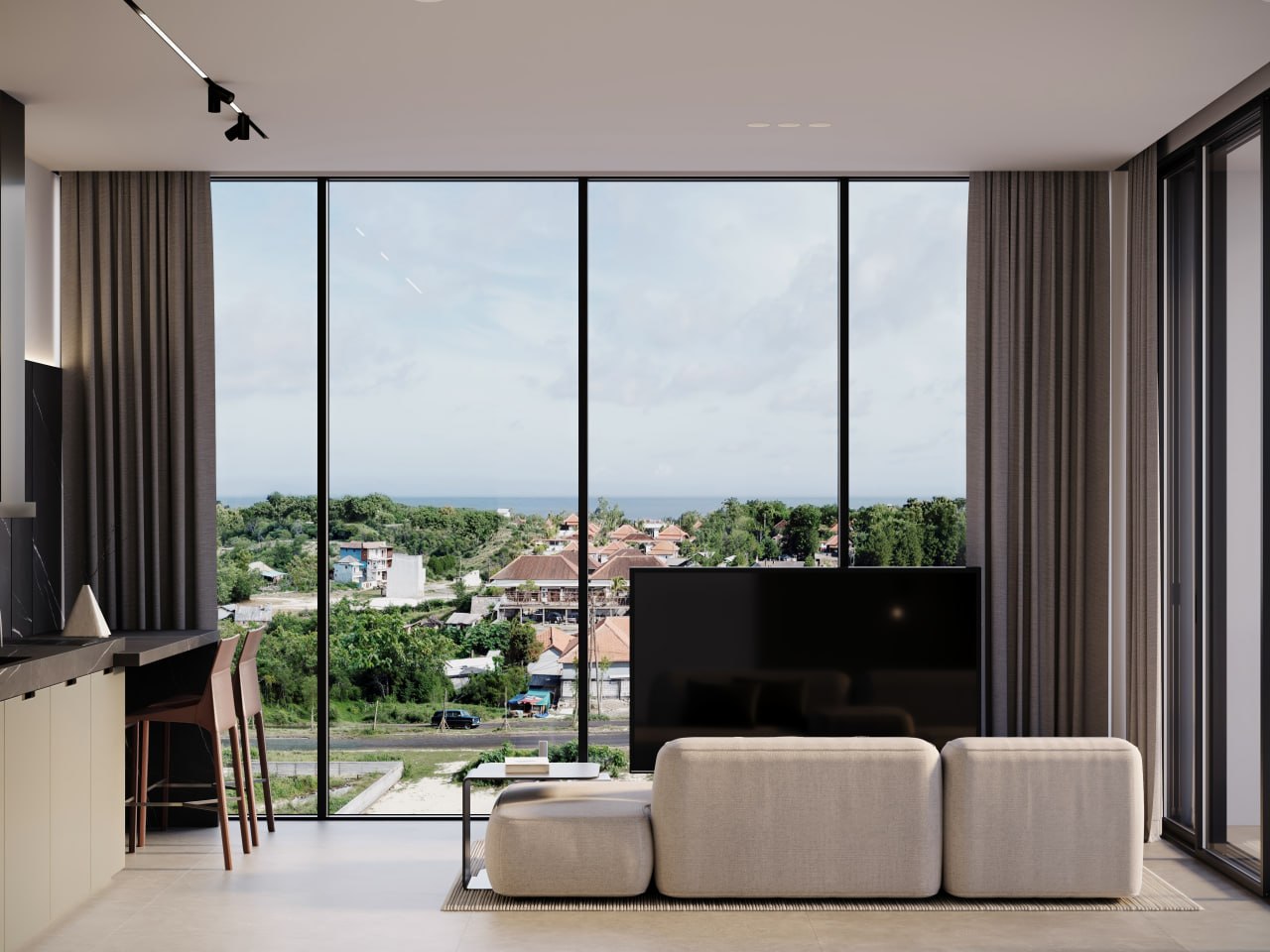 Studio apartment in XO Pandawa on the 2nd floor