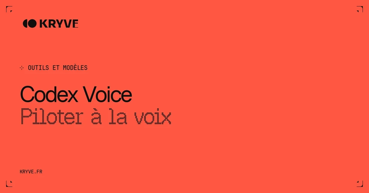 Codex Voice — Piloter à la voix