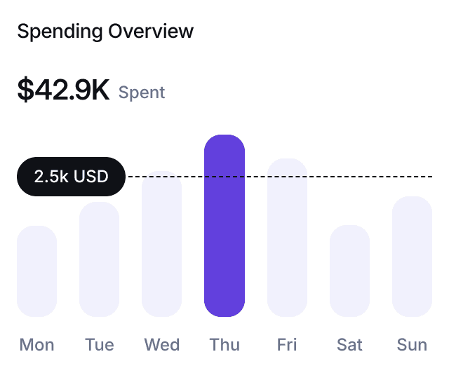 Spending overview