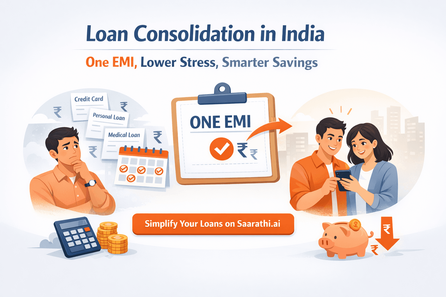 Loan Consolidation in India: One EMI, Lower Stress, Smarter Savings