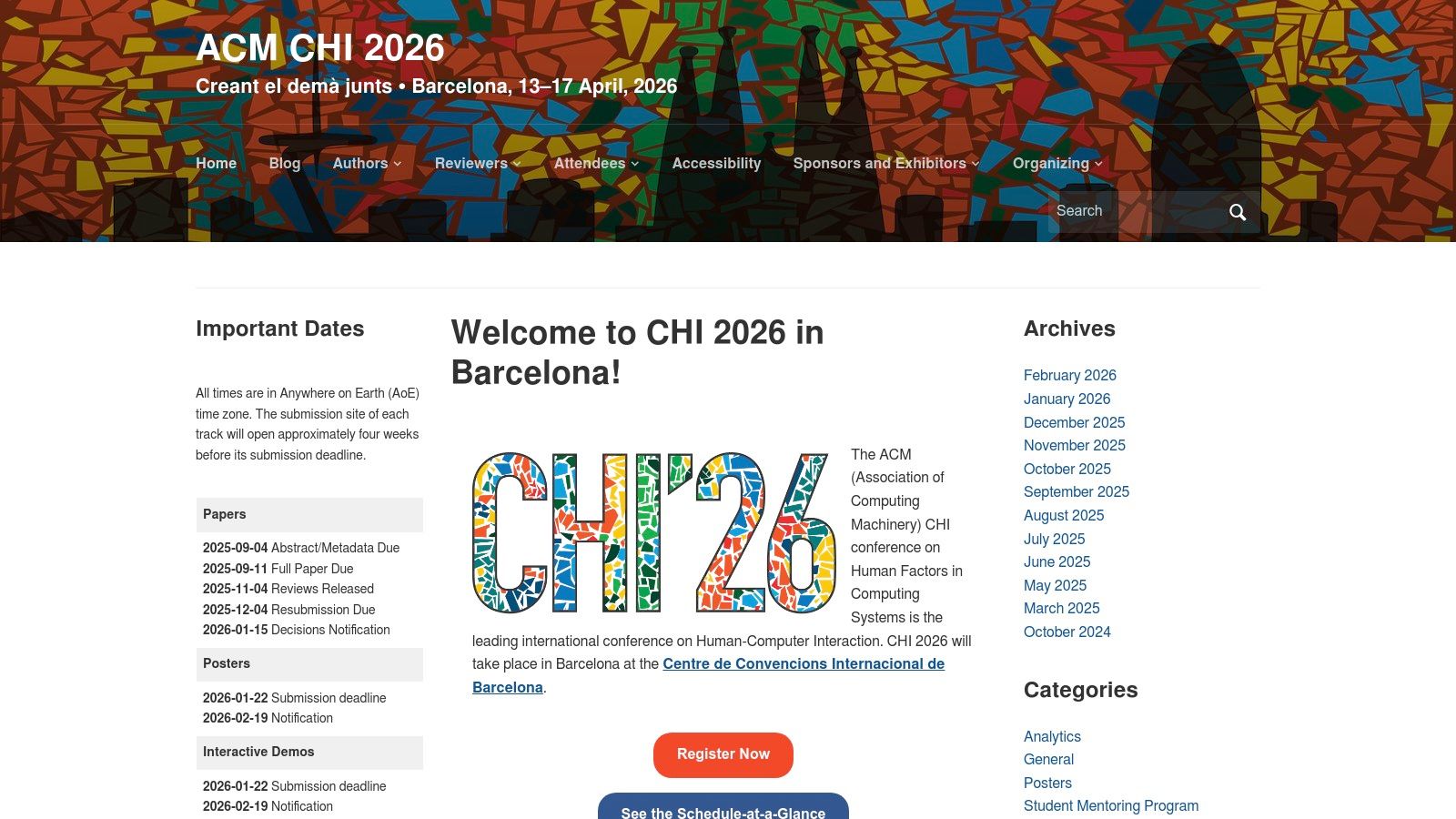1. ACM CHI 2026: The Academic Powerhouse for HCI Pioneers