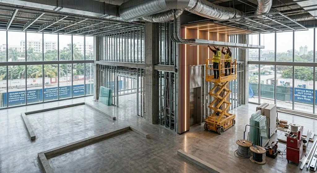 Tenant improvement build-out in a Fort Lauderdale commercial office space — Planet Construction FL