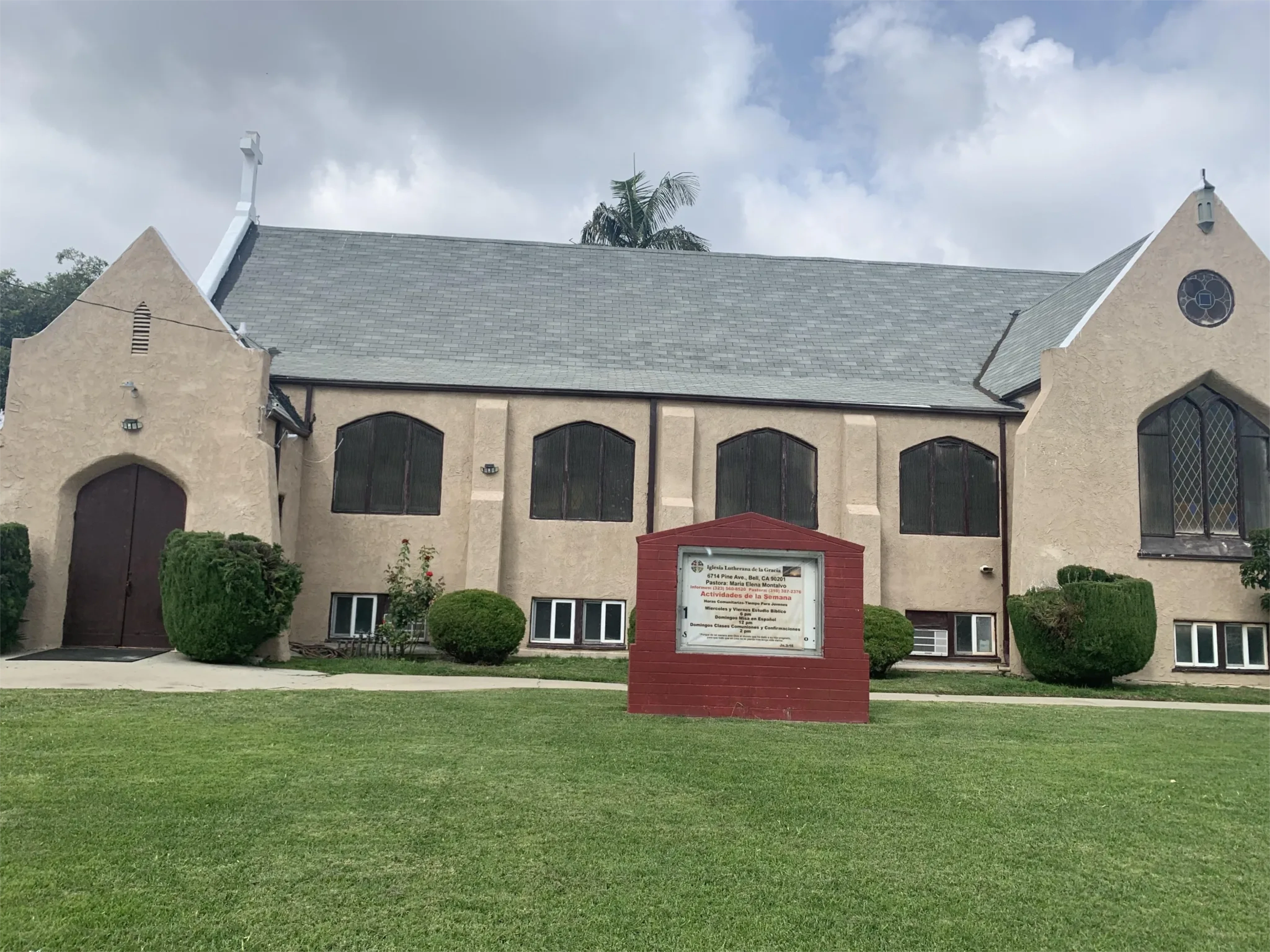Front side of Church