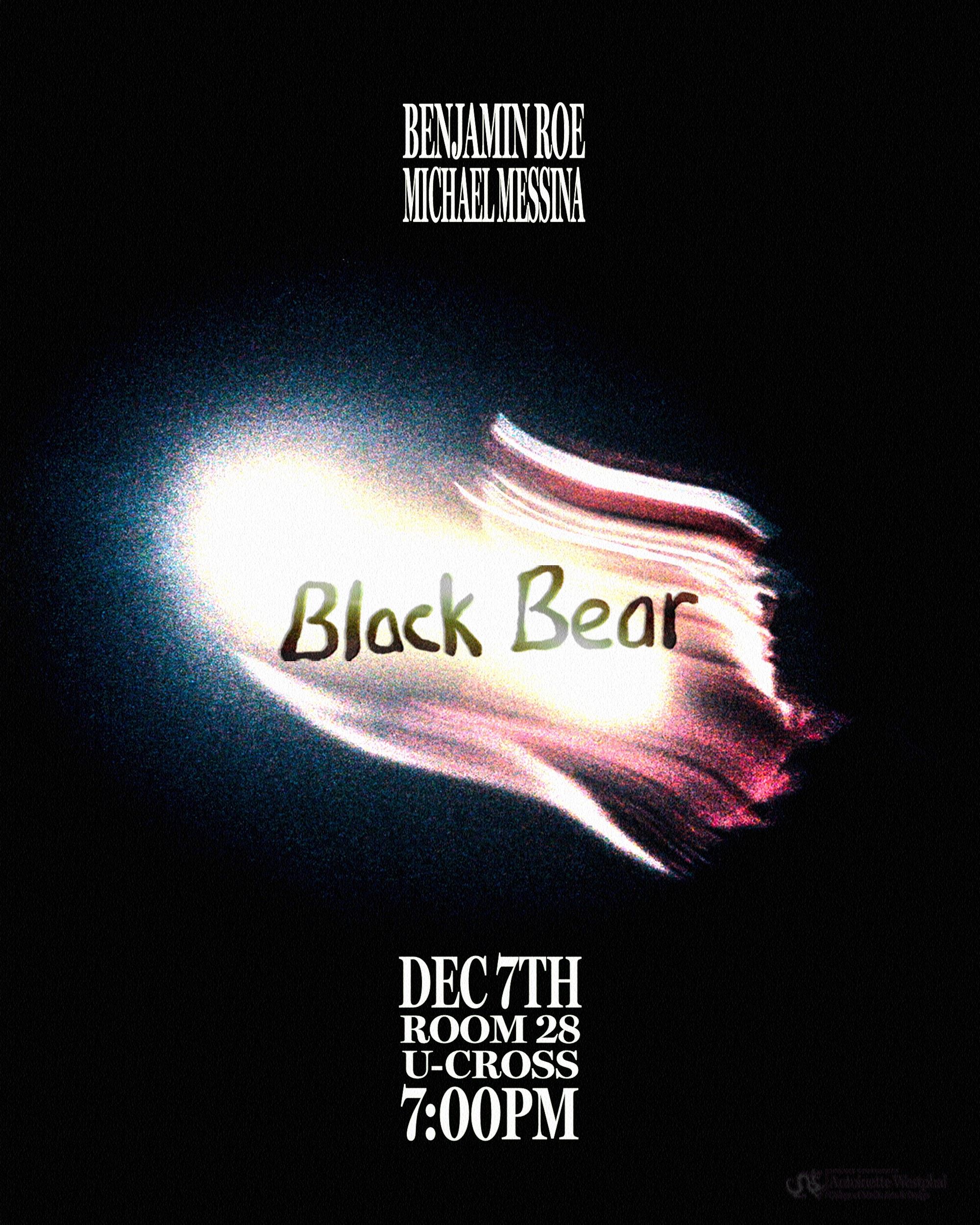 BLACKBEAR PROMOTION. ADOBE PHOTOSHOP AND PROCREATE. WINTER 2024.