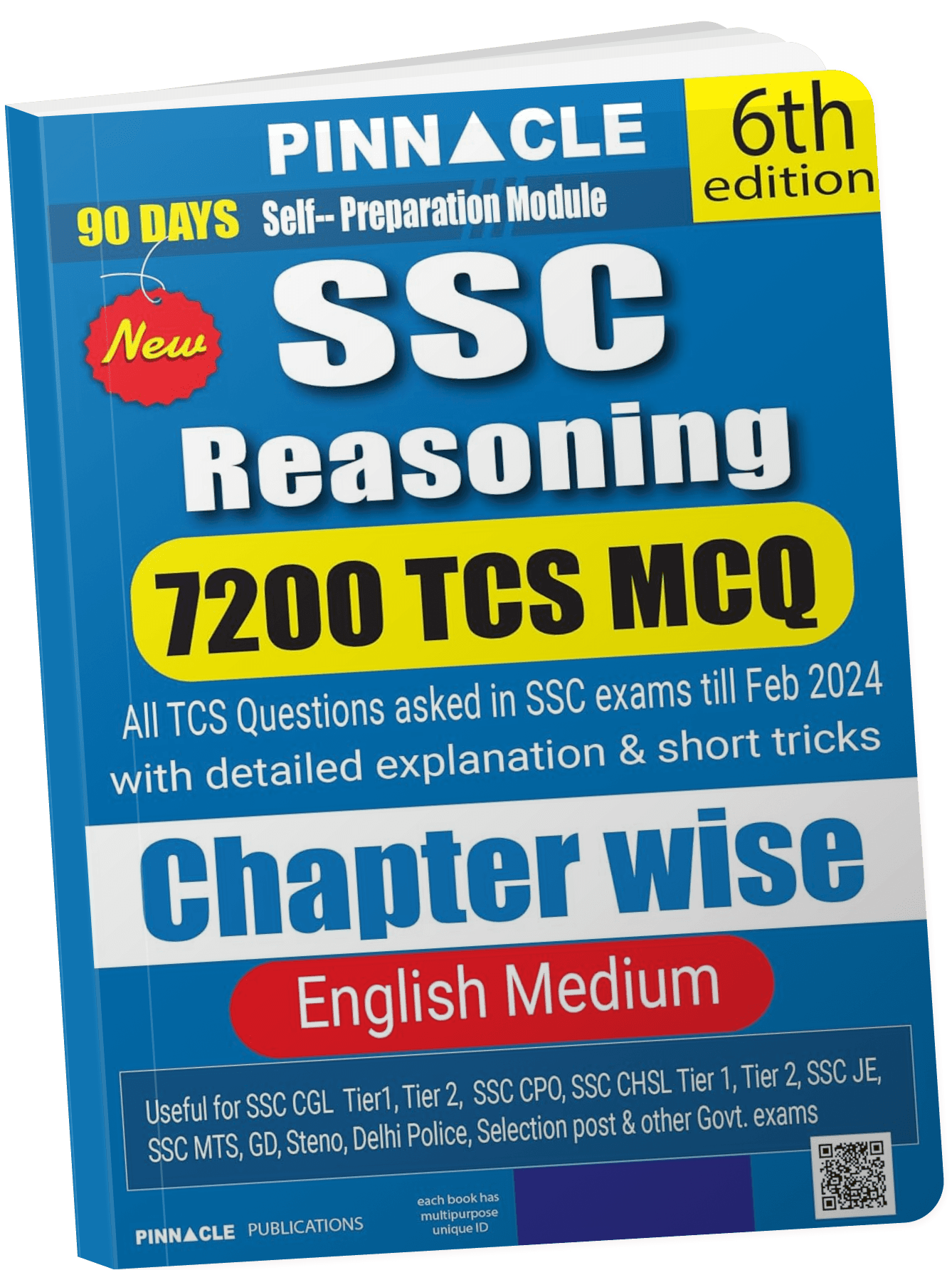 Pinnacle reasoning PYQ book for ssc exam